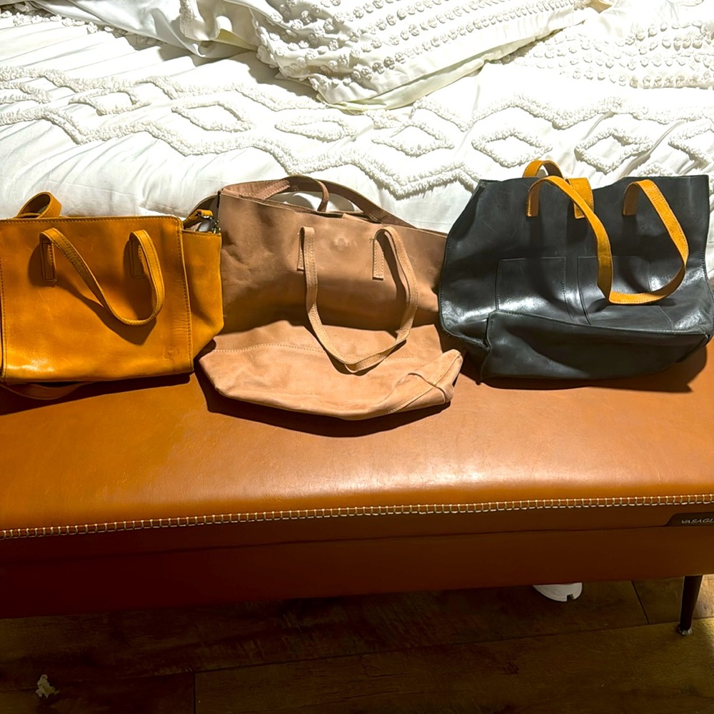 ABLE - Nashville Founded Company - 3 leather bag bundle